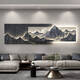 咏幻背有靠山客厅装饰画现代沙发背景墙挂画3d立体山水壁画 D-背有靠山 15042cm遥控灯画接电源220V+遥