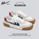 Warrior Shoes Official para hombres Summer Board Board Zapatos Zapatos de lona para hombres Agranables zapatos de deportes informales transpirables Hombres Blanco Gris Blue 42
