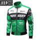 JEEP SPIRIT2025新款男士痞帅机车赛车服摩托车骑行PU皮夹克春秋防风皮衣外套 黑色【688】 2XL 【165-185斤】