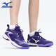 Mizuno (MIZUNO) WAVE CLAW Eagle Claw 3 professional badminton shoes for men and women, competition-specific shoes, lightweight shock-absorbing anti-slip sports shoes, first size purple WAVE CLAW NEO 3 25 years new product 42 =270mm
