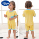 Disney Baby Kleidung Sommer Dünne Neugeborene Baby Jungen reines Baumwoll-Overall kurzärmelige Sportarten und ungezwungene Krabbelkleidung Trend Grauside