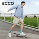 ECCO Herren Classic Vielseitiges vielseitiges Kuhläden leichter Luxus Casual Shoes Street 521304 Weiß/Kiesgrau 43