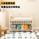 Lusong Multifunktionaler kribfreier bahnfreier Formaldehyd-freies Neugeborenes Babybettbeschränkung Center Mobile Baugruppe Mobile Eisenbett 90*55*80 cm [umweltfreundliches braunes Pad]