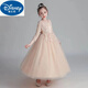 Disney Girls Princess Rock Langer Rock Sommershow Host Hochzeitskleid Super Fairy Feen -Kinderkleid Kinder Performance Kleid geschwollene Rock 683 Weste [Shrimp Pink] [Sammeln Sie Crown 150