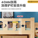 Cama Kuangyi Bed and Desk Combinada Moderna Moderna Camino de escalera Simple Simple Simple Simple Up and Down con escritorio Camino elevado Camera de madera sólida Gabinete de escalera Uniciar Madre Pintor de madera [La escalera está a la derecha] 1350*2000 mm