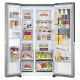 LG Double-abre en perspectiva del refrigerador Puerta de la ventana 655L Esterilización sin aire libre y extracción de olor Titanio Air Silver S651S78 S651S78