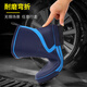 Jolly Walk Water Shoes Men's Rain Shoes Low Water Boots Car Wash Fishing Rain Boots Waterproof Overshoes Rubber Shoes Dark Blue 42