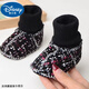 Disney Baby Sheepellin-in-One-Babyschuhe und Socken halten im Herbst- und Winterbaby-Baumwollschuhe weiche Sohlen und fallen nicht von Kleinkindschuhen 0-6-12 Elfenbein weiße Lambskin 1 Paar Eingröße innere Länge 11 cm (0-6 Monate) verdickt.