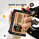 oeinFBI black cat three-fold wallet for women short high-looking cute small wallet for women student card bag ID bag for women [little black cat wallet + black cat pendant] 10.5 wide 8CM