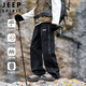 
JEEP SPIRIT Jeep Pants Men's Spring and Summer Working Leisure Pants Men's Loose Straight Charge Sports Trendy Hiking Pants