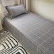 Student dormitory bunk bed three-piece set skin-friendly brushed quilt cover sheets and pillowcases home four-piece set Norway single bed three-piece set quilt cover 150*200cm
