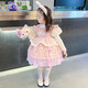 
G.DUCKKIDS little yellow duck children's clothing Lingnabel princess dress summer girls' dress fashionable Lolita baby birthday skirt 6623 spring and autumn style skirt + base 130 size 7~8 years old [120-130cm]