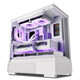 Patriot Xingcanlan Xingcan Xiaolan screen display version sea view room chassis e-sports game desktop computer main box 240 water-cooled MATX column-free full side transparent Xiaolan screen display white + Aurora Z13 fan 4 positive and 3 reverse