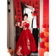 Youzhao китайское свадебное платье и национальное тост -платье Seell Feel Red 2025 Bride Китайское свадебное платье Банкет Обручальная юбка китайский стиль Red 3xl