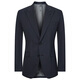 Anniversary Bird Suit Men's First Suit in Life 2025 Spring New Fashion Formal Suit Suit for Men Blue Gray Solid Color 48 A(175/96) /Please note waist or pants