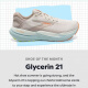 Brooks (Brooks) 24 Neue Glycerin Glycerin 21 GTS Damenpolsterung Sport -Laufschuhe Xianroic Pulver (GTS -Versionsunterstützungssystem) Spot 12040 38 38 240mm