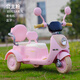 Hallo Baby Kinder-Elektromotorrad-Motorrad-Motorrad 3-6-jährige Spielzeugauto für Elektrofahrzeuge kann als Kinderauto verwendet werden. Standard -Prinzessin Pulver 6 V4.5 Batterie + Einzelantrieb