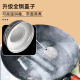 CLCEY日本进口品质304不锈钢盖可蒸煮燕窝分装瓶花胶银耳高硼硅玻璃瓶 11304全钢盖燕窝分装瓶 300ml