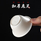 Ci small bowl rice husk disposable tea cup kung fu tea high-end new rice fragrant cup reception tea cup tea bowl tea set tea cup 80ml rice fragrant cup 5 boxes total 190 cups + 1 transparent cup holder