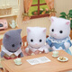 Sylvanian Families Version japonaise de la mère de chat perse, jeu de poupées de joueurs de fille de maison, cadeau d'anniversaire pour les enfants