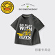 G.DUCKKIDS little yellow duck boy short-sleeved children's clothing 2025 summer children round neck T-shirt little children infant and toddler pure cotton top half sleeve AP1739 color blue 120 cm