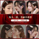 Dingjing sweet side one-word hairpin for women 2025 high-end hairpin birthday gift for girlfriend and wife
