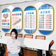 新品公司企业文化展示墙面装饰办公室氛围布置车间员工激励志标语 用心服务每一客 - QT2694-款十 40*80cm【10mm雪晶板+金色包边】