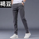 Brown Bean Casual Hosen für Männer 2025 Spring Trendy Youth strecken schlanke Hose lange Hosen für Männer 653 Gray 30 Empfohlen [116-120jin [Jin entspricht 0,5 kg]]