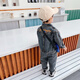 Disney (Disney) Boys Spring and Automn Suit à la mode Little Boys Denim Suit 2025 Nouveaux vêtements pour enfants vêtements de bébé ensemble trois pièces Smoke Grey Two-Piece Set (manteau + pantalon) 100 Poids recommandé 3-4 ans 28-34 Jin [Jin est égal à 0,5 kg]