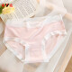 Yalu Unterwäsche für Frauen atmungsaktive Mädchen Mid-T-Taisten Unterwäsche für Frauen Sommer einfache süße Mädchen Unterwäsche Bär 699# Green 1 XL 120-140jin [Jin gleich 0,5 kg]