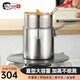 MZXM Freidora de calidad importada MZXM Mini 304 Profundición de acero inoxidable y brochetas multifuncionales de freides multifuncionales 11 pulgadas mejorada 304 olla de acero inoxidable 11304 pulgadas