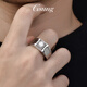 GsunG platinum moissanite diamond ring men's PT950 fashionable new diamond ring men's atmospheric shiny platinum ring men's wedding ring priced by gram, contact customer service before bidding for gold price
