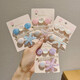 
Summer Ocean Series Mermaid Princess Headwear Starfish Hairpin Cute Children's Duck Bite Clip Haircard Hair Accessories Women Purple [3-piece set]