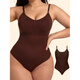 Yalu belly-tightening butt tightening belly-tightening body-shaping reinforced version of triangle jumpsuit thong tights black S
