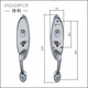 
HOOPLY stainless steel door security door lock panel old door handle C-level lock core Tiandi lock door handle handle handle lock body 9928 handle (no lock core lock body) open right Contact customer service to confirm parameters before purchasing