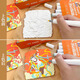 Feilebird Dunhuang mural Chinese style acrylic mark pen relief coloring gift box gypsum painting hand-painted pressure reducing toy set [Deer King Bensheng] holiday children's gift DIY toys