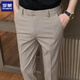 ROMON men's casual trousers spring, autumn and winter 2025 new Korean style trendy slim fit nine-point suit trousers 723 dark gray nine-point pants 29 (2 feet 2 suitable for 98-110Jin [Jin equals 0.5 kg])