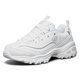 Skechers Damenschuhe Herbst und Winter 2025 Neue kleine weiße Schuhe dicker Locked Height-verstärkt Daddy Schuhe Panda Schuhe Sneakers Leichte Freizeitschuhe 11979-WSL 35