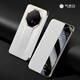 Saint Manti Huawei Mate70rs Extraordinaria Master Mobile Mobile Mobile Mobile Case Protector Case NUEVA ventana inteligente Flip de cuero genuino Cover Full Cover Ultra-Dino Anti-Fall High-End Case de cuero y cuero de mujer [Negro Negro] Superior de capa superior Ventana Fuera de ventana libre