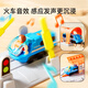 Mideer Electric DIY Building Blocks Детские игрушки для маленькой поезда деревянная дорожка с трек -туннелью модели модели подарочной дорожки Подарочная коробка для билдирования