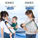 Bébé Baby Baby Baby embrasse horizontalement l'artefact à coups baby-baby-né le nouveau-né libère des bretelles de mains faciles à transporter bébé en sortant du style de filet vert pomme