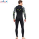 Jingpufei swimsuit men's one-piece quick-drying long-sleeved sun protection warm breathable beach vacation jellyfish suit wetsuit 175 (155-Jin Jin is equal to 0.5 kg) 2XL