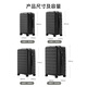 MIJIA XIAOMI MUCHA DE 26 pulgadas Case de 26 pulgadas Madera de gran capacidad PC PASTA CAJA DE PASSACIÓN HOMBRES Y MUJER Caso de cuero Negro