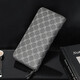 SMVP Men pour hommes, longue capacité, portefeuille multi-cartes, portefeuille multifonction d'entreprise pour hommes, donnez des cadeaux à son mari, motif noir