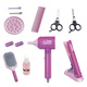 
Playing house children's hairdresser set toys little girl hair dryer barrel washing hair cutting hair salon simulation kindergarten [color box] hair salon 22-piece set (princess