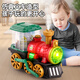 Zhicheng Minchuang Simulación de tren eléctrico para niños Spray retro de vapor retro Rail de alta velocidad EMU 1-3 años de antigüedad Toy Gift Electric Universal Spray Battery Versión de batería roja [Envía batería ordinaria + destornillador]