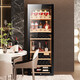 Vincase wine cabinet constant temperature wine cabinet air-cooled constant temperature moisturizing wine refrigeration storage display cabinet multi-functional household refrigerator sake beer cold bar foreign wine tea cabinet single temperature | fixed frequency | red wine hanging cup 256L thin section