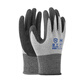 Guantes de protección laboral impregnada de pegamento de trabajador estelar, sitio de construcción de cuero de caucho semi colgante anti-desgaste anti-deslizamiento Guantes de construcción protectores de 12 pagos XGS-J6