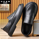 
Philoman 100% top layer cowhide men's shoes leather shoes casual men's soft sole spring and autumn wide foot soft leather men's casual shoes brown-15051 genuine leather four-season shoes 40
