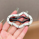Jiaoxuefei Point Leather Clip BB 3 packages côté haut de gamme Bracles du côté féminin Clips sur le front Clip en ligne BB Chuck Headress